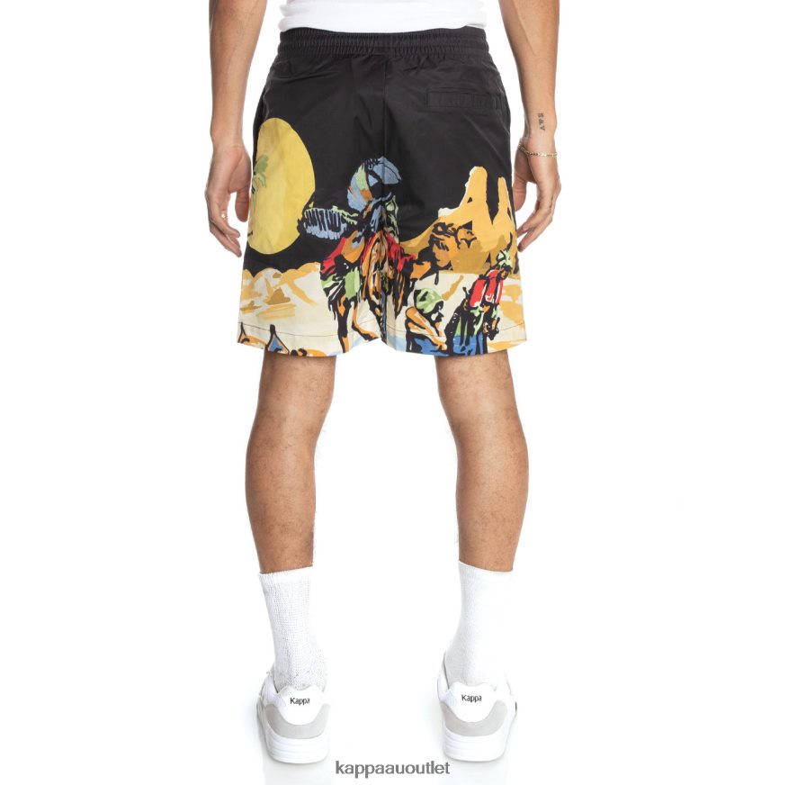 Kappa Men Authentic Oasis Shorts Jet Black R0HPN8256