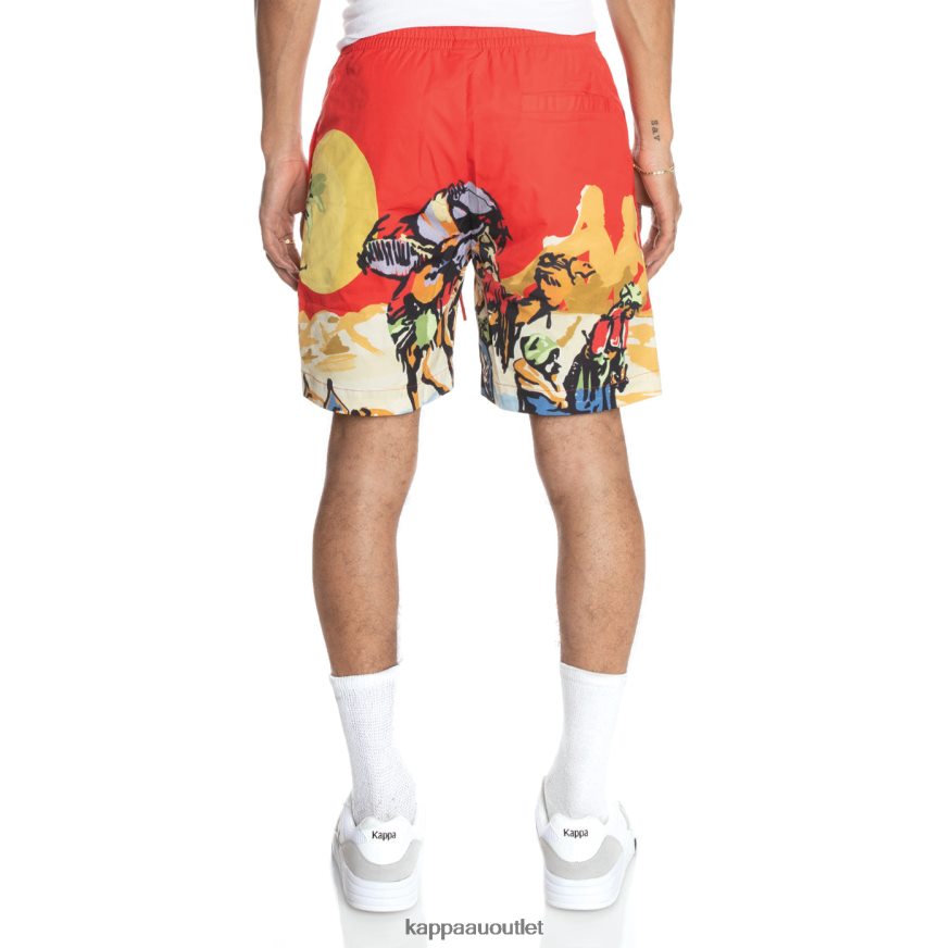 Kappa Men Authentic Oasis Shorts Red R0HPN8246