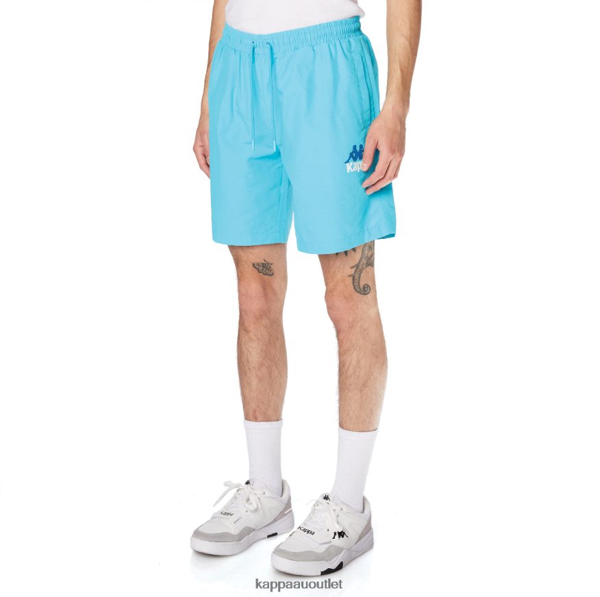 Kappa Men Authentic Wale Shorts Turqoise R0HPN8233