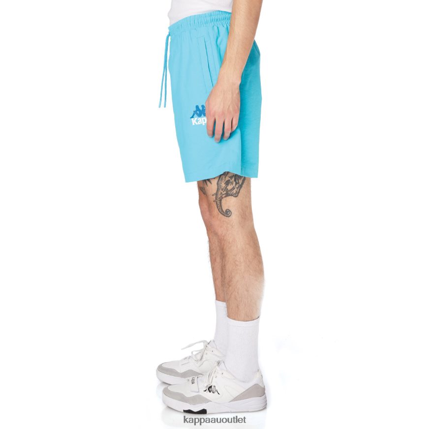 Kappa Men Authentic Wale Shorts Turqoise R0HPN8233