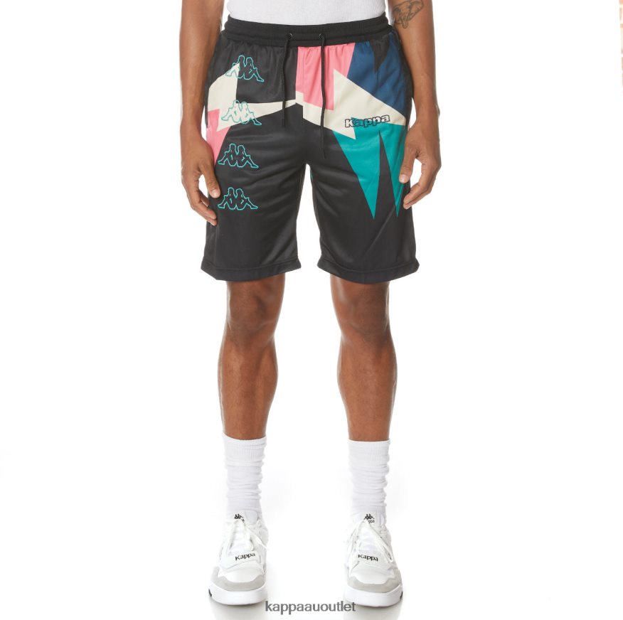 Kappa Men Logo Key Shorts Jet Black R0HPN8255