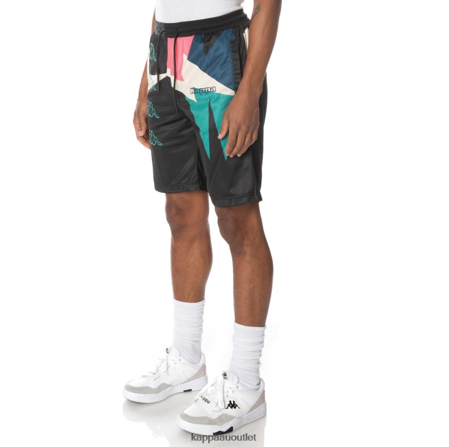 Kappa Men Logo Key Shorts Jet Black R0HPN8255