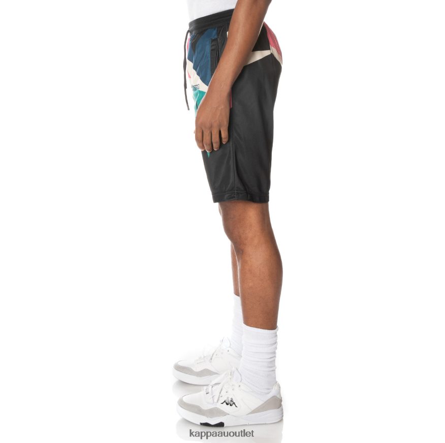 Kappa Men Logo Key Shorts Jet Black R0HPN8255