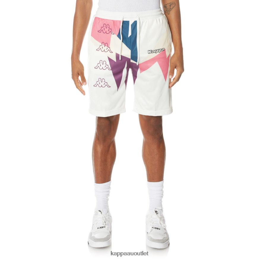 Kappa Men Logo Key Shorts White R0HPN8257