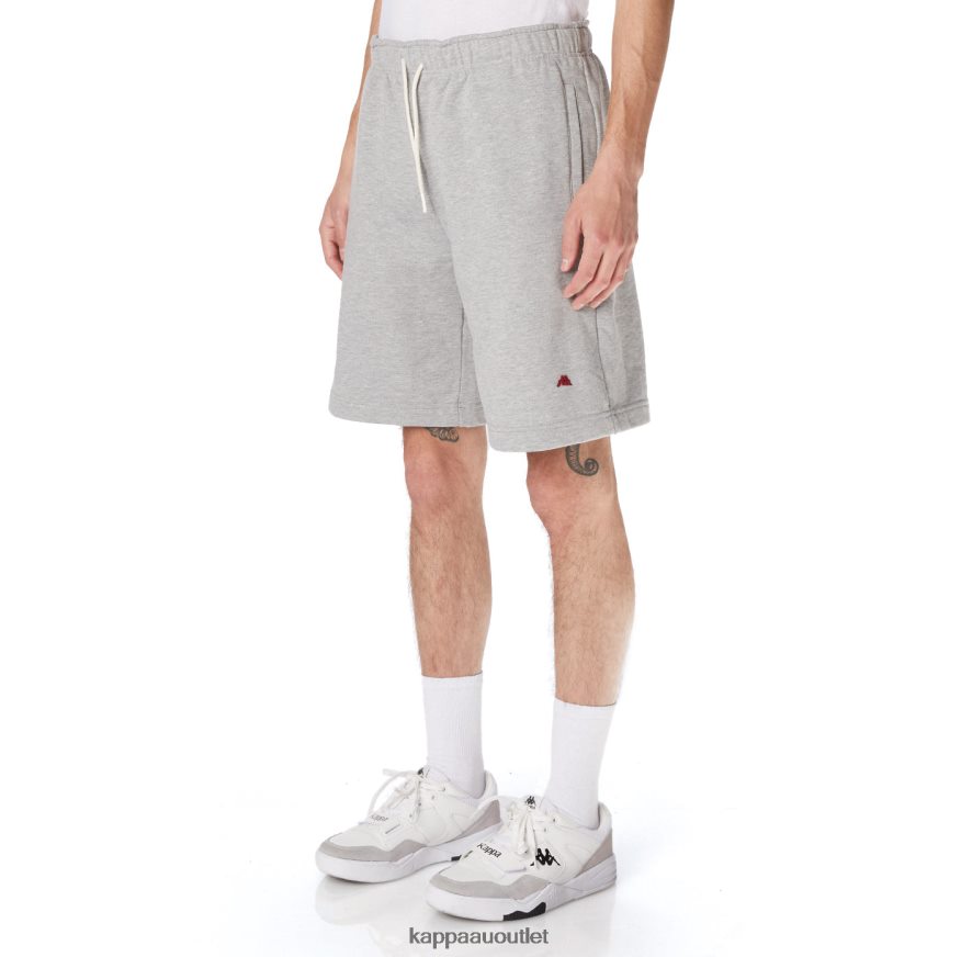Kappa Men Robe Giovani Karraway Shorts Grey R0HPN8271