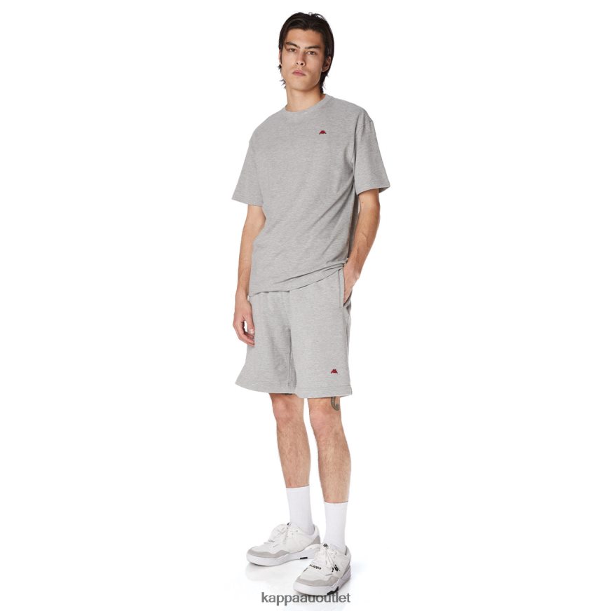 Kappa Men Robe Giovani Karraway Shorts Grey R0HPN8271