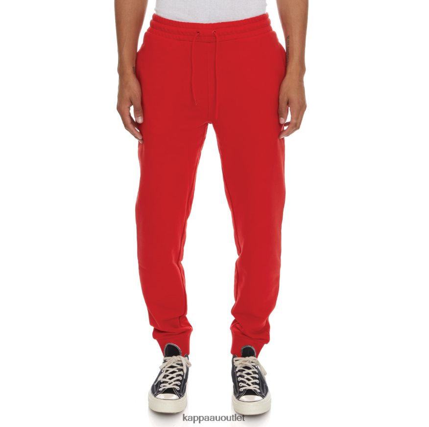 Kappa Men Logo Fleece Zanok Sweatpants Red Coral R0HPN863