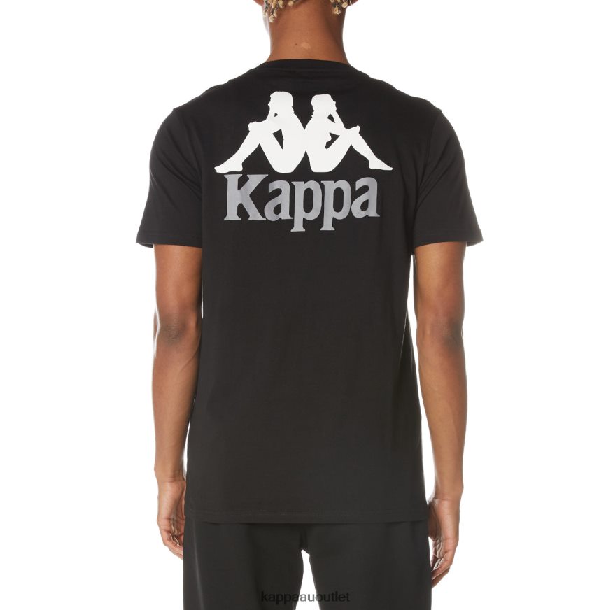 Kappa Men Authentic Ables T-Shirt Black Jet R0HPN8129