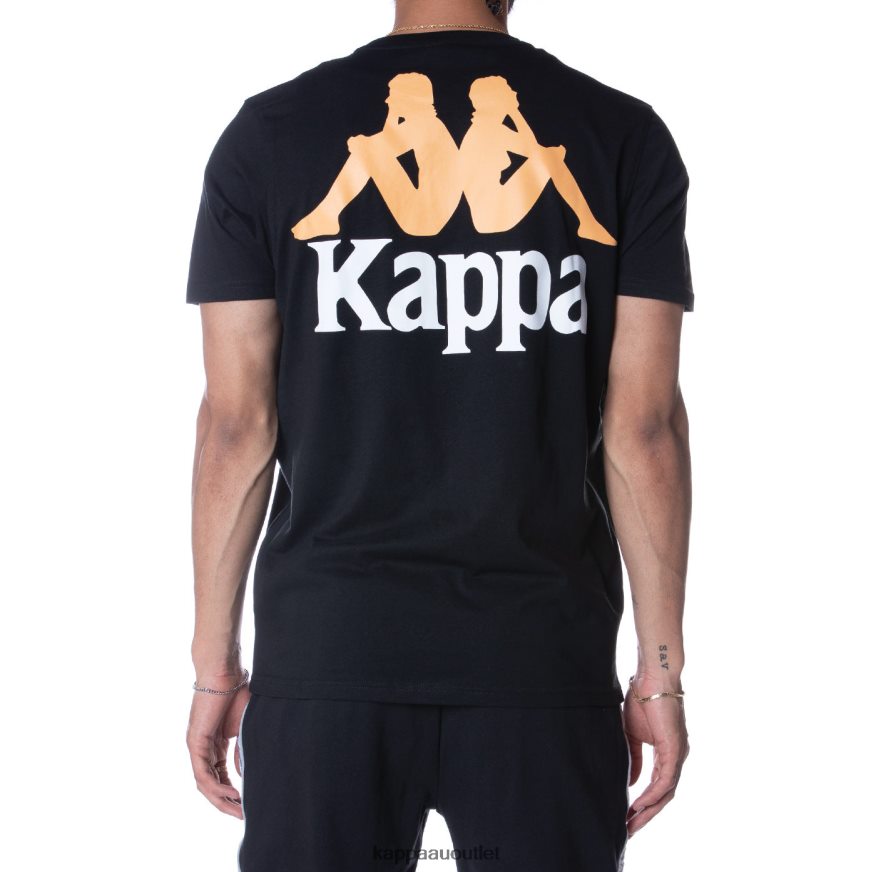 Kappa Men Authentic Ables T-Shirt Jet Black R0HPN8165