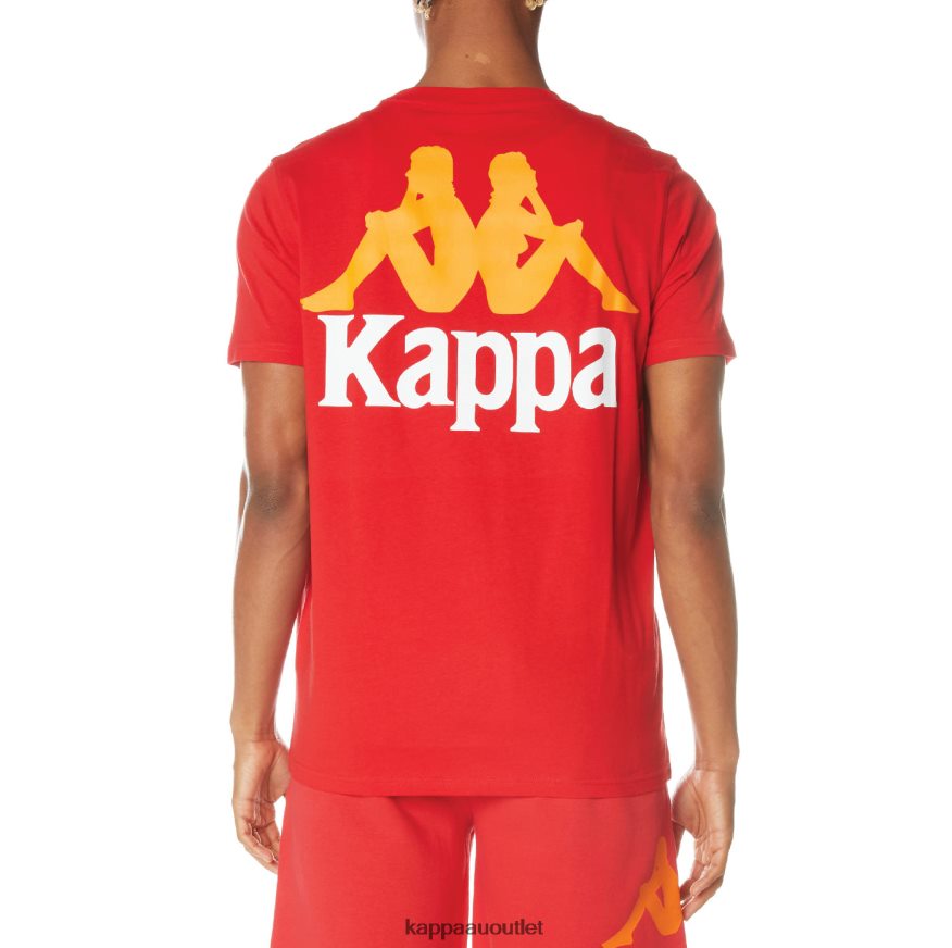 Kappa Men Authentic Ables T-Shirt Red R0HPN8147