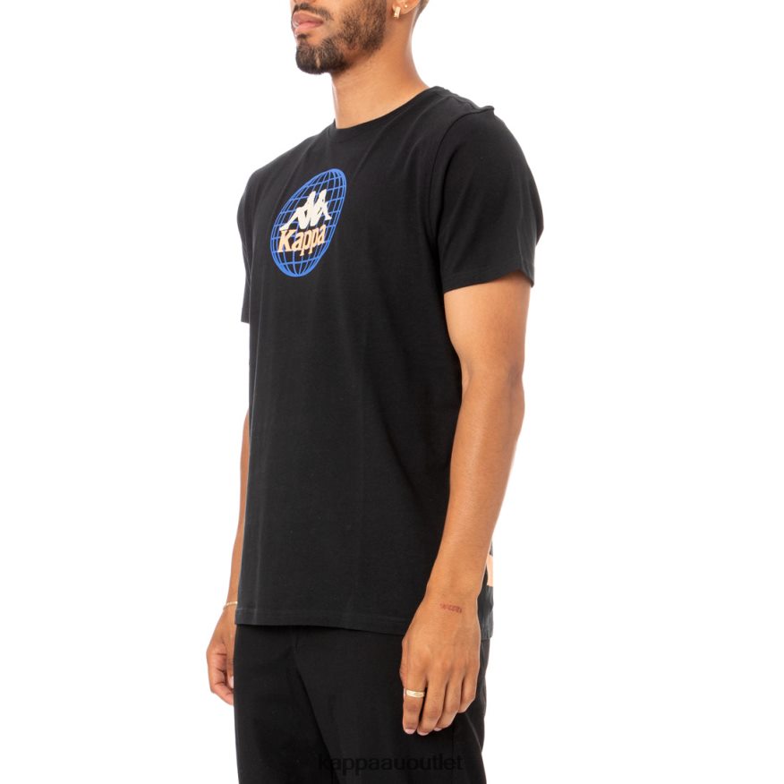 Kappa Men Authentic Ajoban T-Shirt Black R0HPN8182
