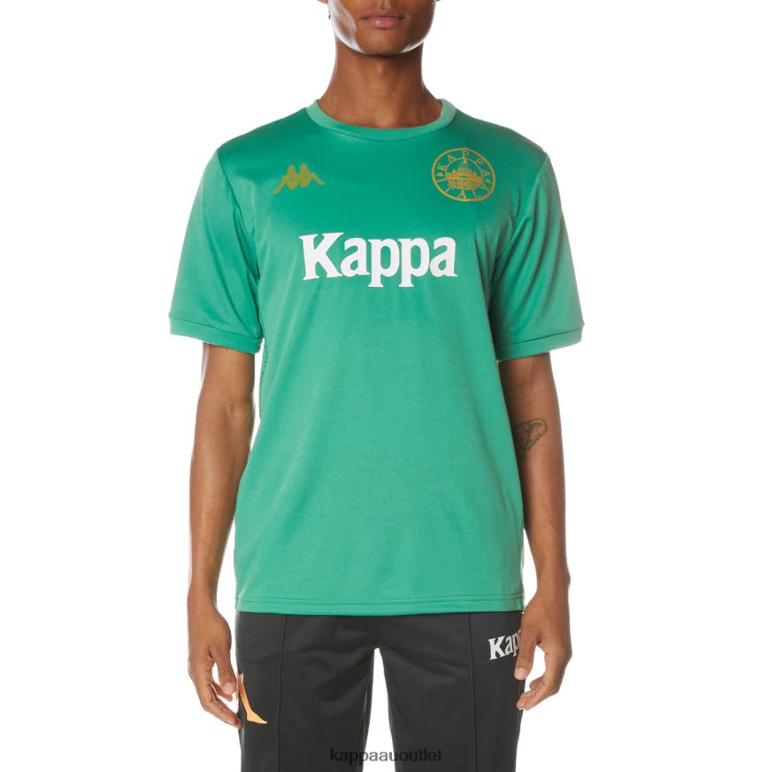 Kappa Men Authentic Arnold Jersey Green R0HPN8144