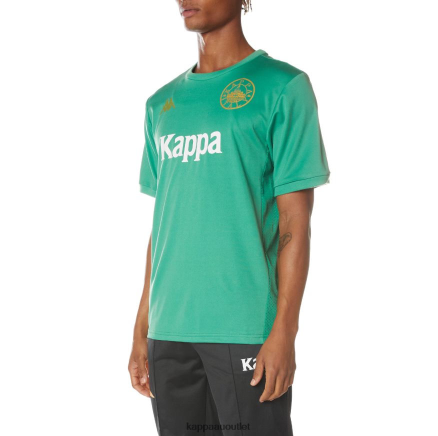 Kappa Men Authentic Arnold Jersey Green R0HPN8144