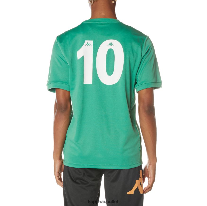 Kappa Men Authentic Arnold Jersey Green R0HPN8144