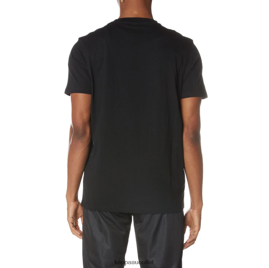 Kappa Men Authentic Cairo T-Shirt Jet Black R0HPN8164