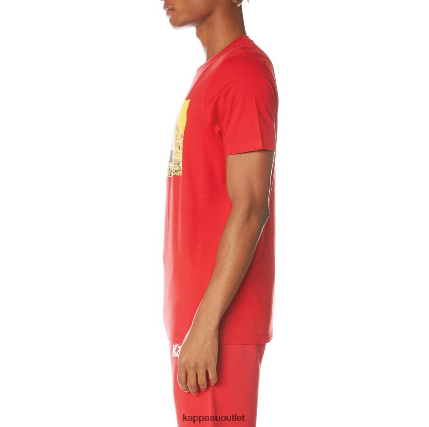 Kappa Men Authentic Cairo T-Shirt Red R0HPN8145