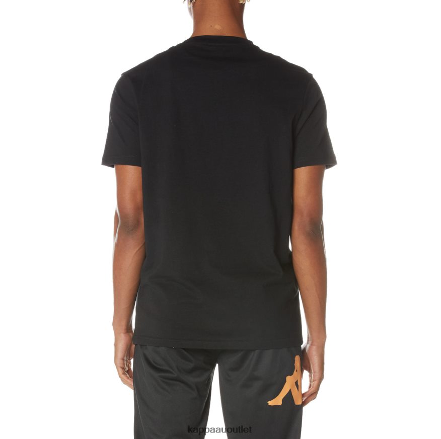 Kappa Men Authentic Cheeks T-Shirt Jet Black R0HPN8159