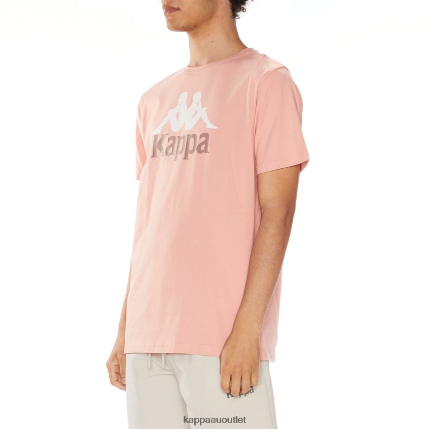 Kappa Men Authentic Estessi T-Shirt Pink R0HPN8105