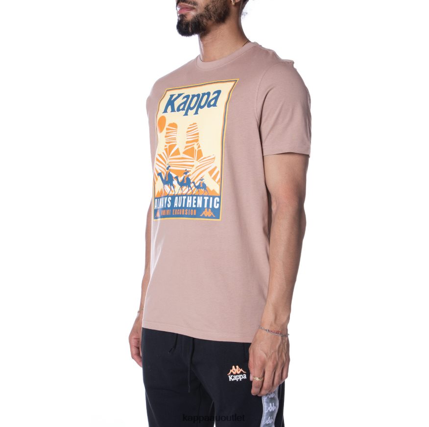 Kappa Men Authentic Osiris T-Shirt Beige R0HPN8167
