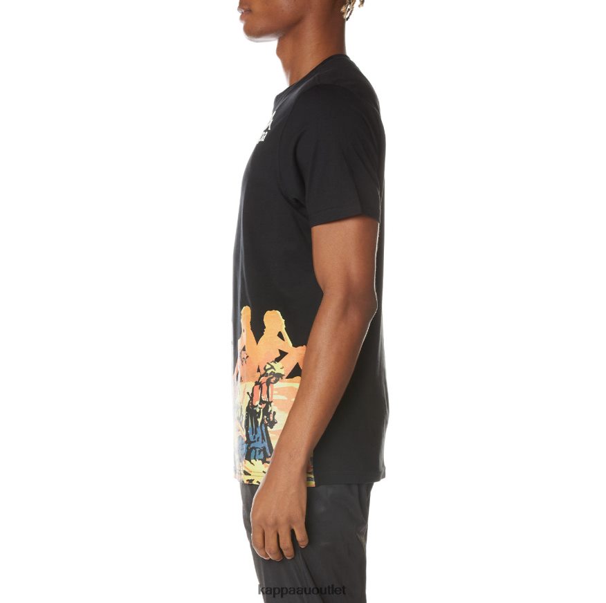 Kappa Men Authentic Ranch T-Shirt Jet Black R0HPN8166