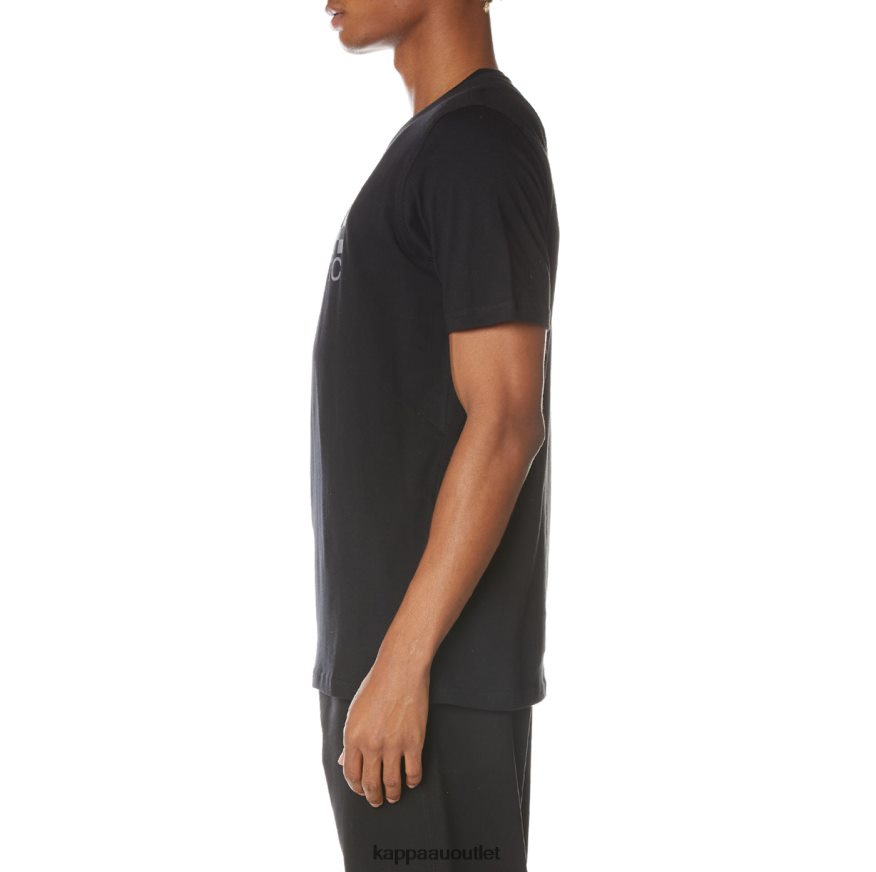 Kappa Men Authentic River T-Shirt Black Jet R0HPN8133