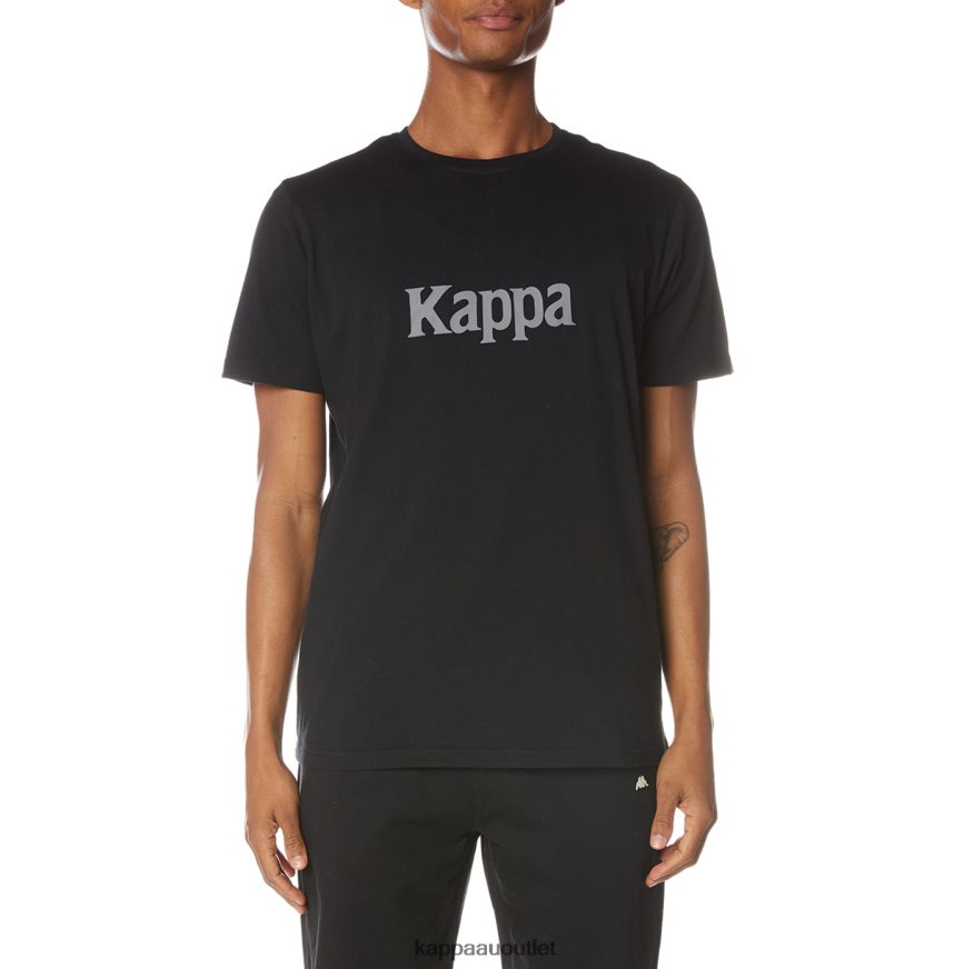 Kappa Men Authentic Runis T-Shirt Black Jet R0HPN8132