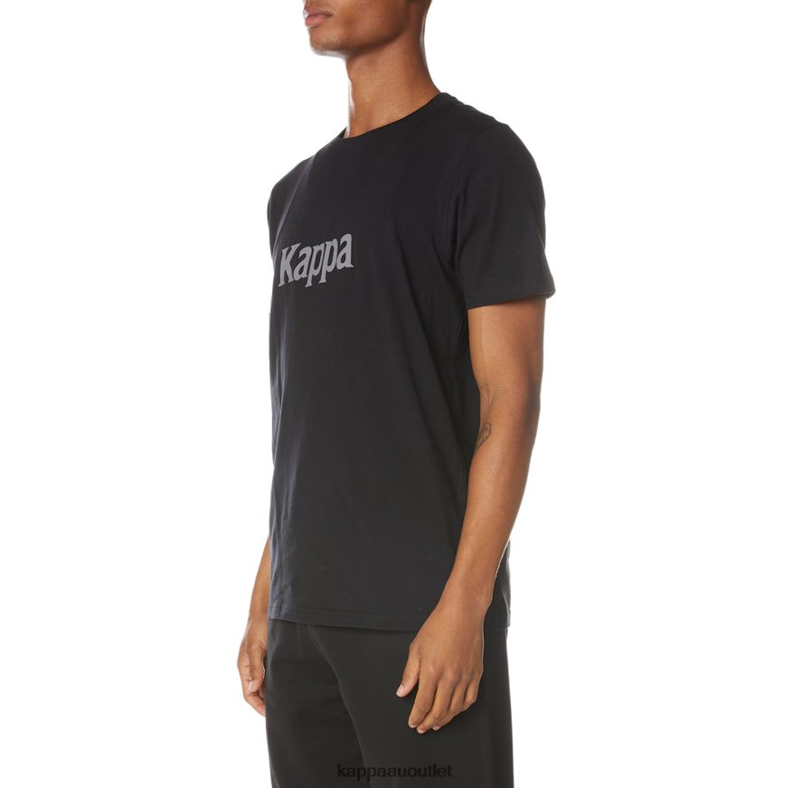 Kappa Men Authentic Runis T-Shirt Black Jet R0HPN8132