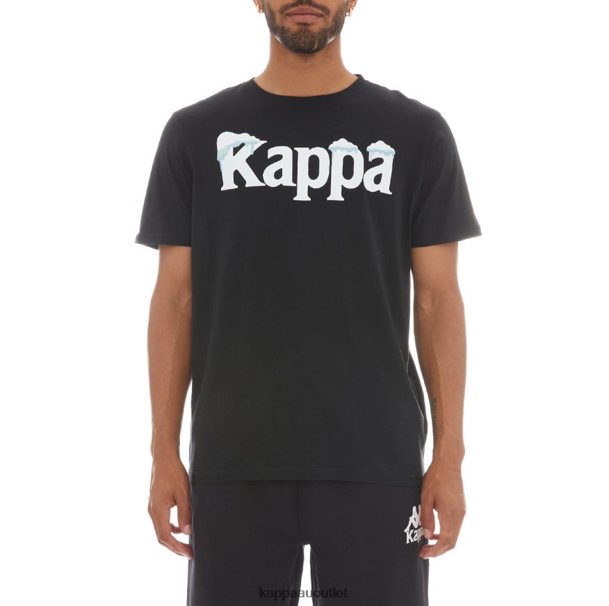 Kappa Men Authentic Sfreeze T-Shirt Black Smoke R0HPN8178