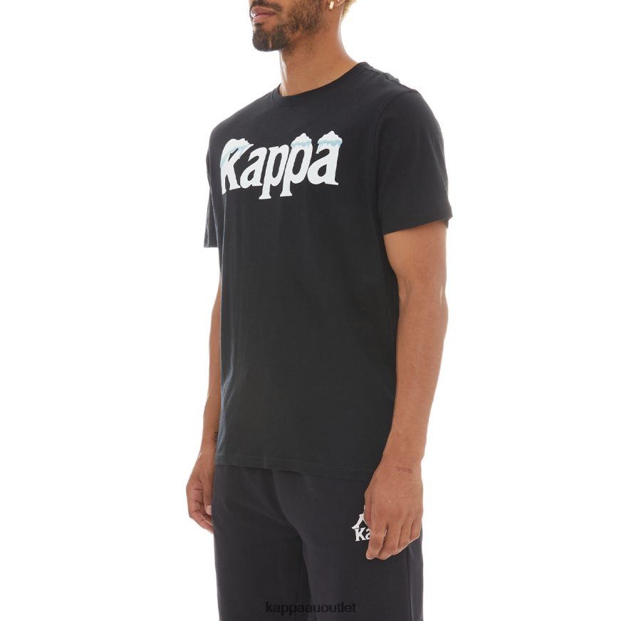 Kappa Men Authentic Sfreeze T-Shirt Black Smoke R0HPN8178