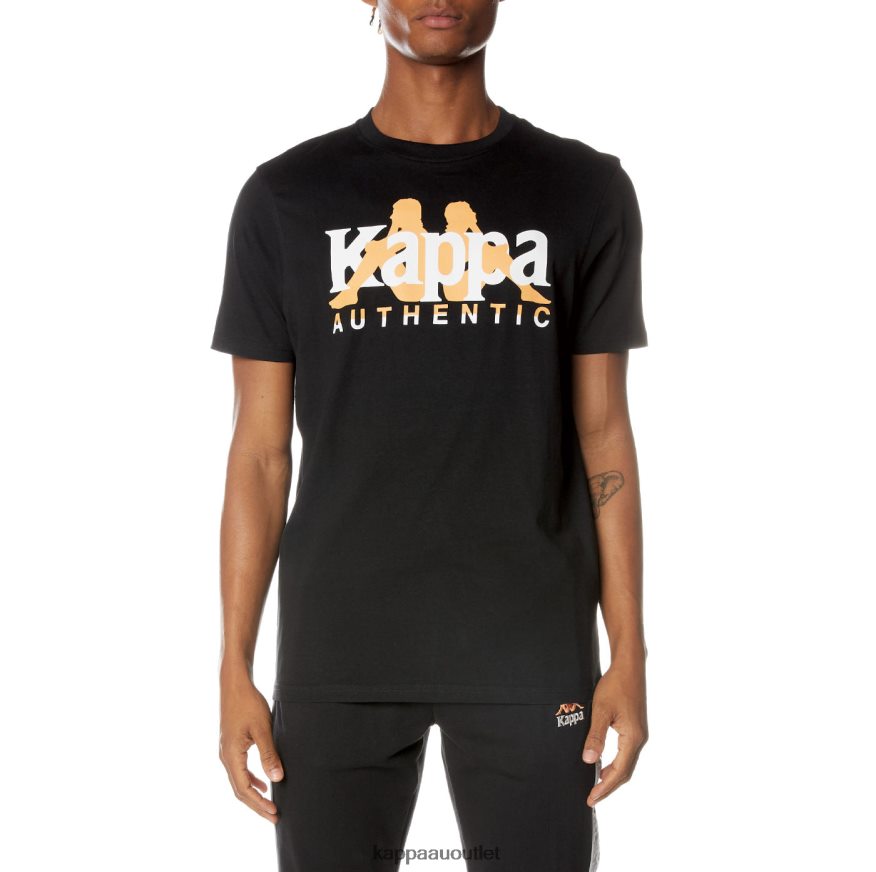 Kappa Men Authentic Vanguard T-Shirt Jet Black R0HPN8162