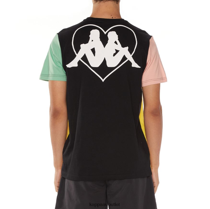 Kappa Men Authentic Zabrze T-Shirt Black Jet R0HPN8103