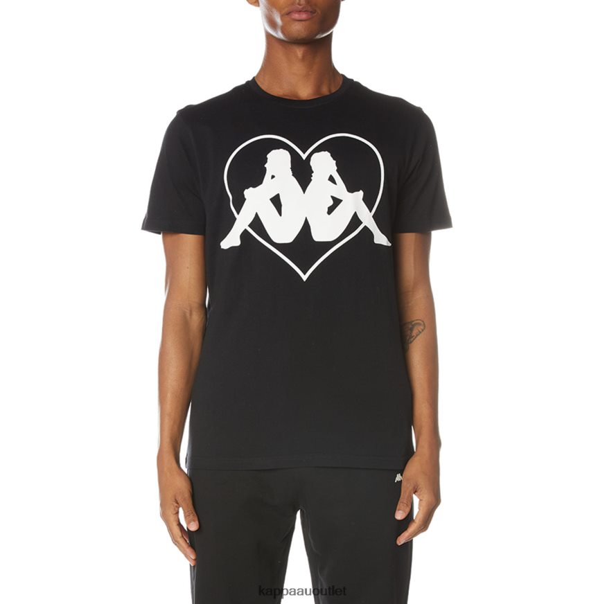 Kappa Men Authentic Zielona T-Shirt Black Jet R0HPN8104