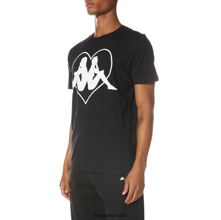 Kappa Men Authentic Zielona T-Shirt Black Jet R0HPN8104