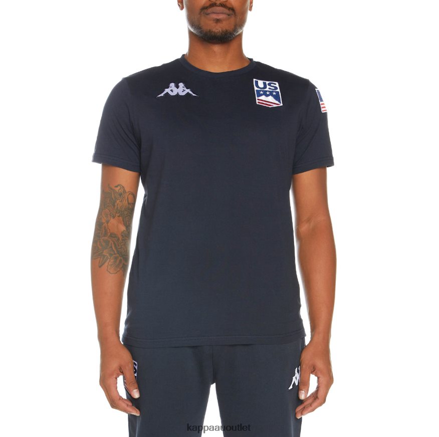 Kappa Men Estessi US T-Shirt Navy R0HPN8203