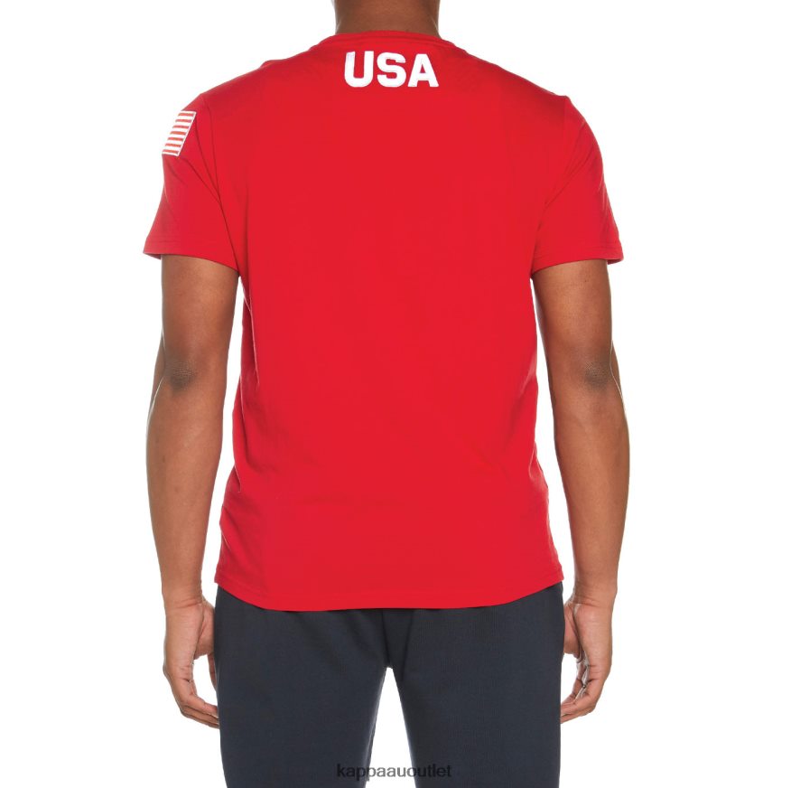 Kappa Men Estessi US T-Shirt Red R0HPN8202