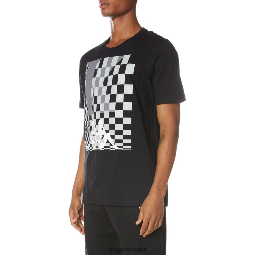 Kappa Men Finn T-Shirt Black Jet R0HPN8135