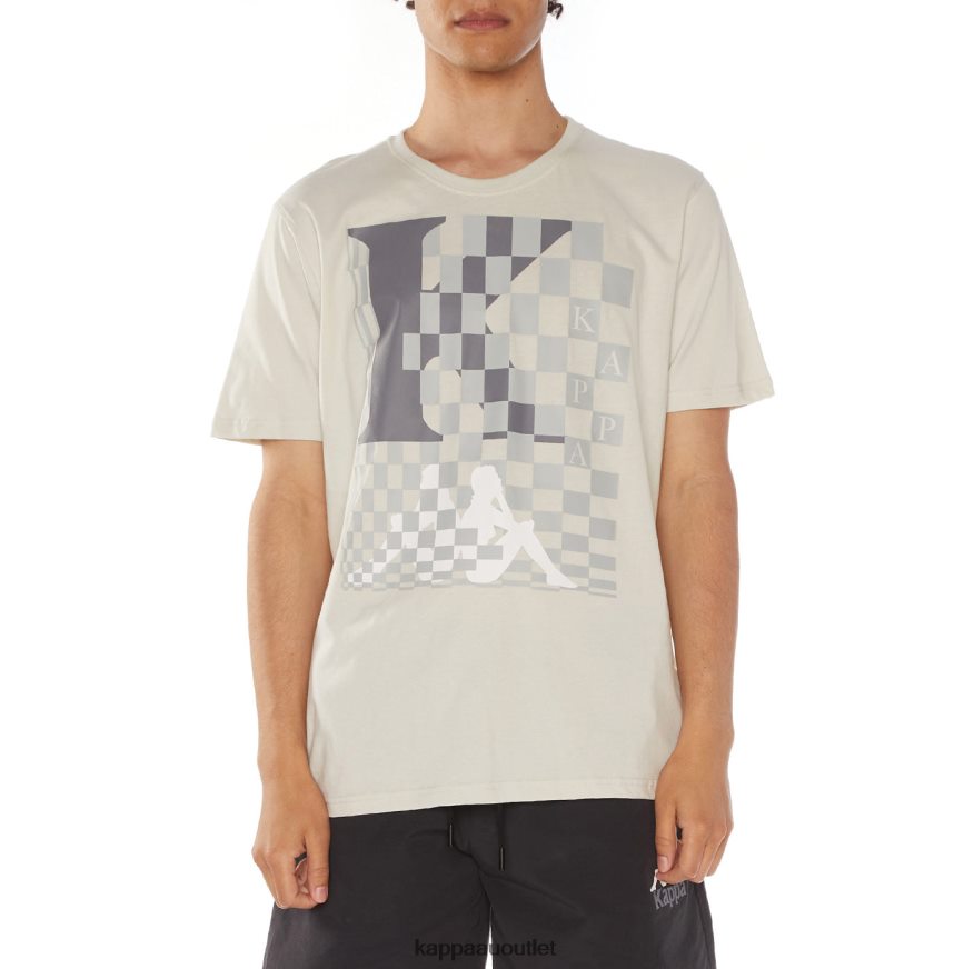 Kappa Men Finn T-Shirt Grey R0HPN8134