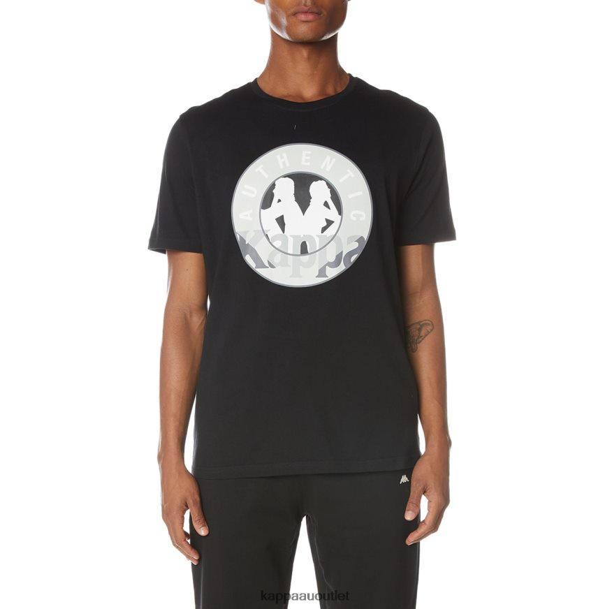 Kappa Men Isla T-Shirt Black Jet R0HPN8137
