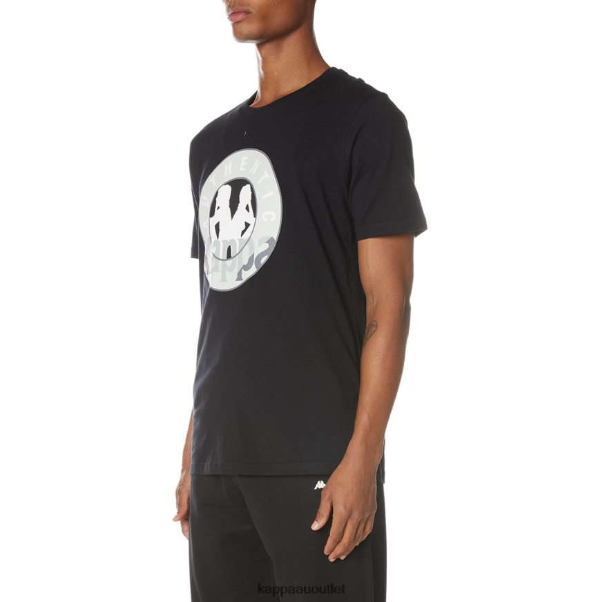 Kappa Men Isla T-Shirt Black Jet R0HPN8137