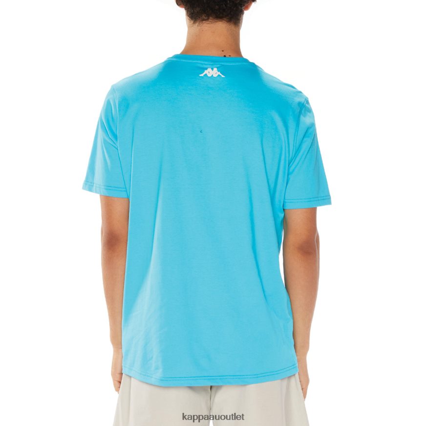 Kappa Men Isla T-Shirt Turqoise R0HPN8138