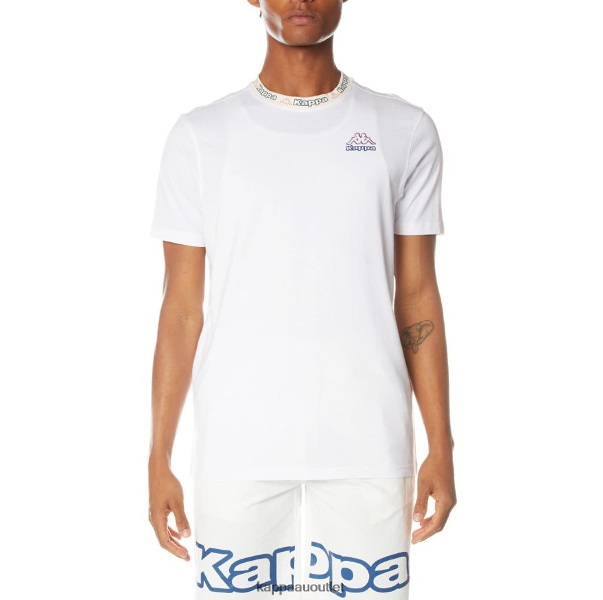 Kappa Men Logo Datre T-Shirt White R0HPN8205