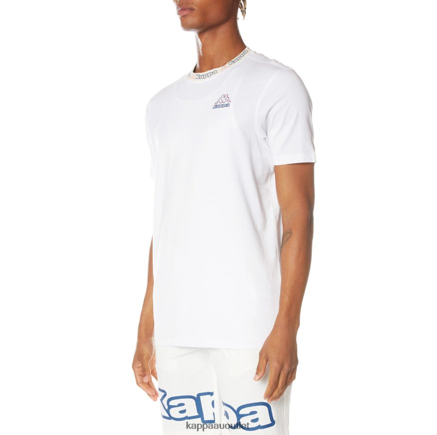 Kappa Men Logo Datre T-Shirt White R0HPN8205