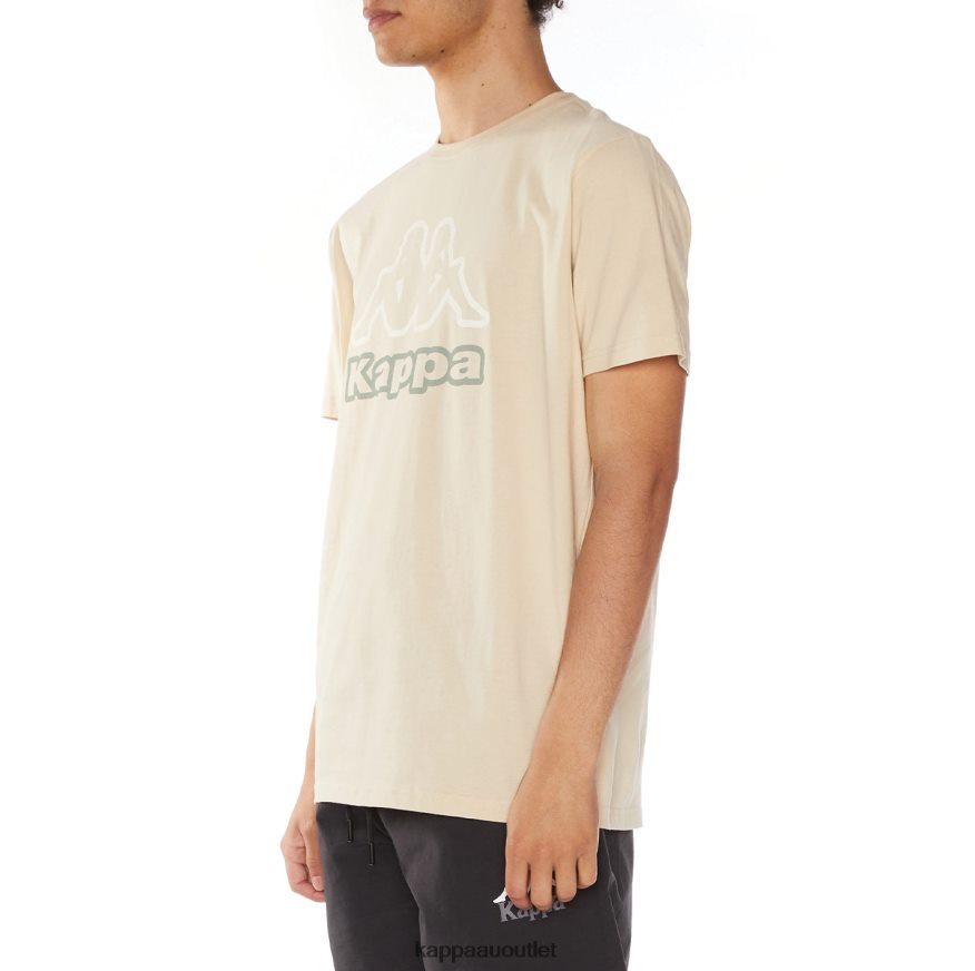 Kappa Men Logo Ostesso T-Shirt Beige R0HPN8115