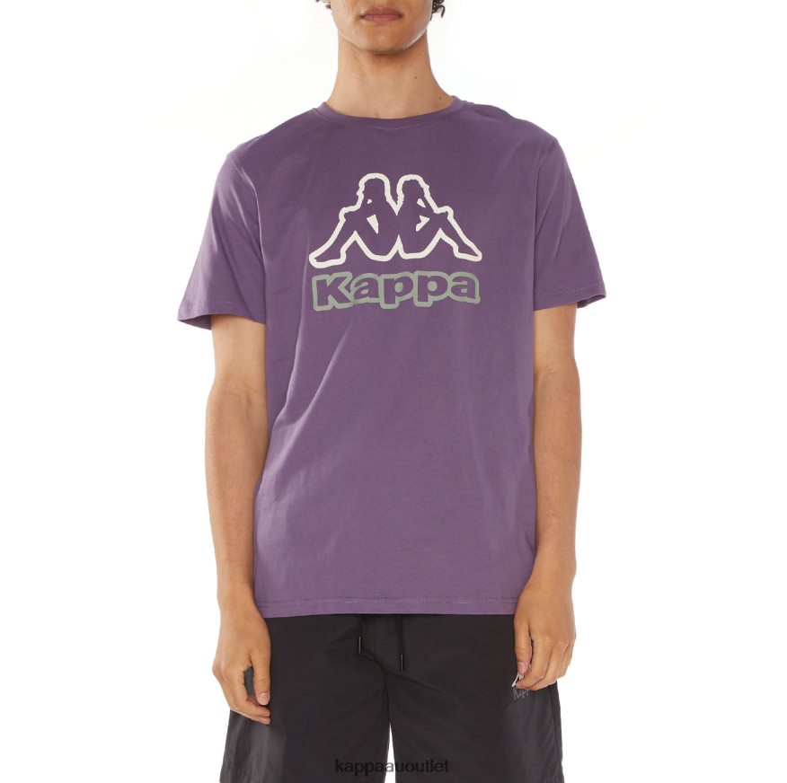 Kappa Men Logo Ostesso T-Shirt Violet R0HPN8122