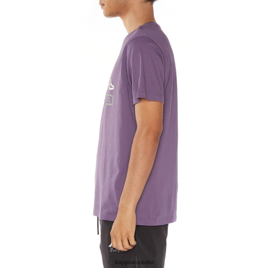 Kappa Men Logo Ostesso T-Shirt Violet R0HPN8122