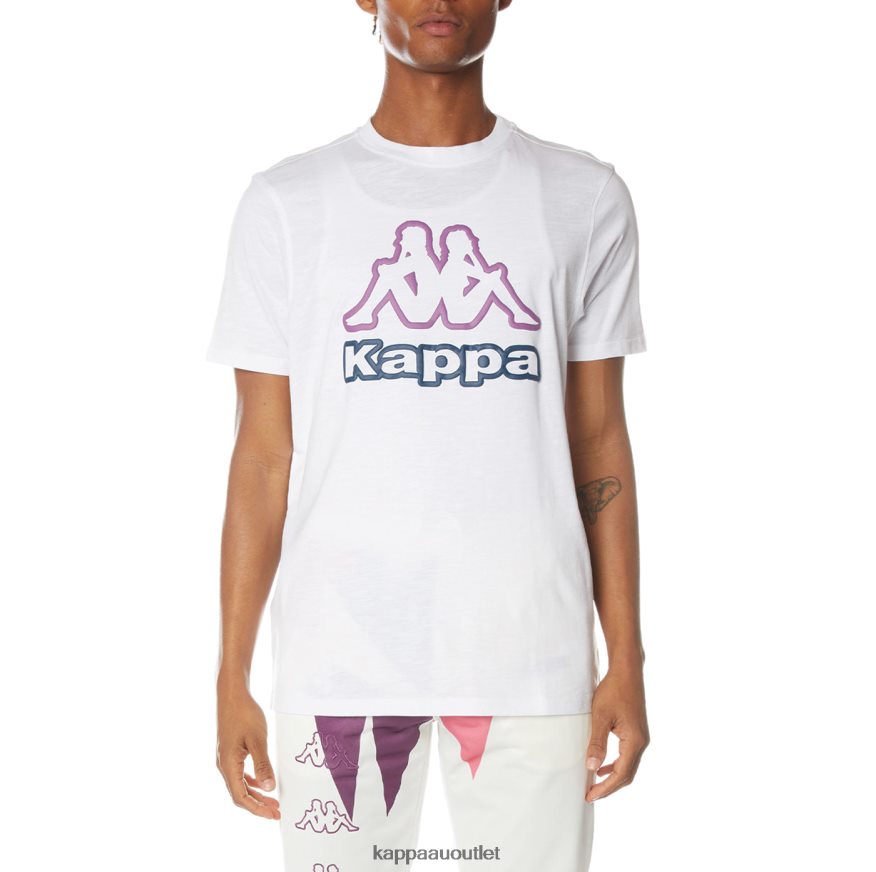 Kappa Men Logo Ostesso T-Shirt White R0HPN8204