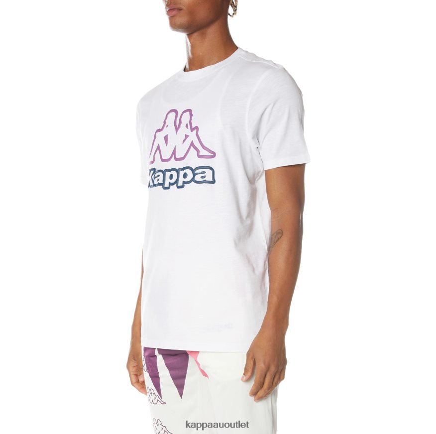 Kappa Men Logo Ostesso T-Shirt White R0HPN8204