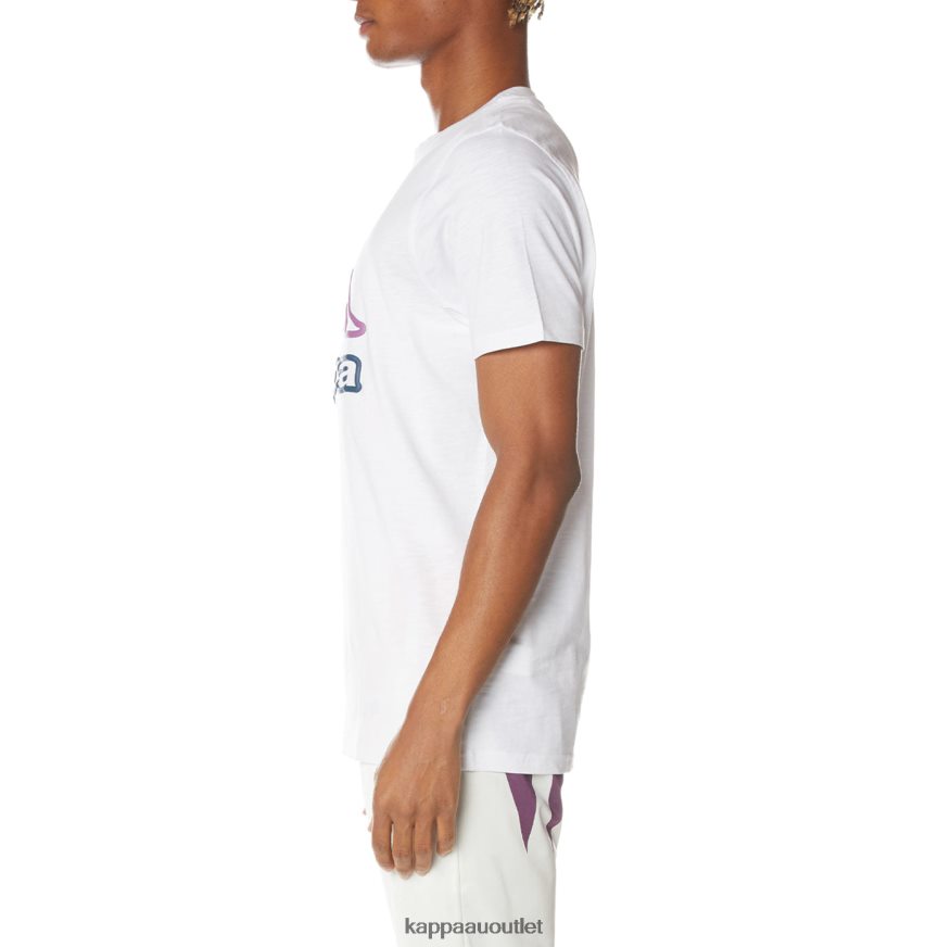 Kappa Men Logo Ostesso T-Shirt White R0HPN8204