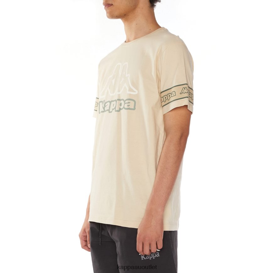 Kappa Men Logo Owne T-Shirt Beige R0HPN8113
