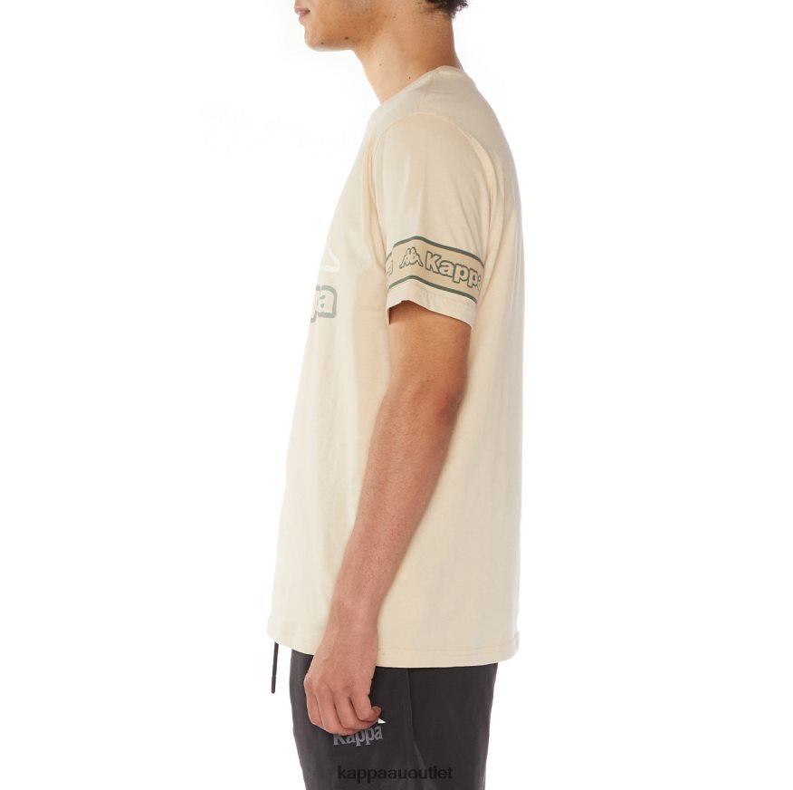 Kappa Men Logo Owne T-Shirt Beige R0HPN8113